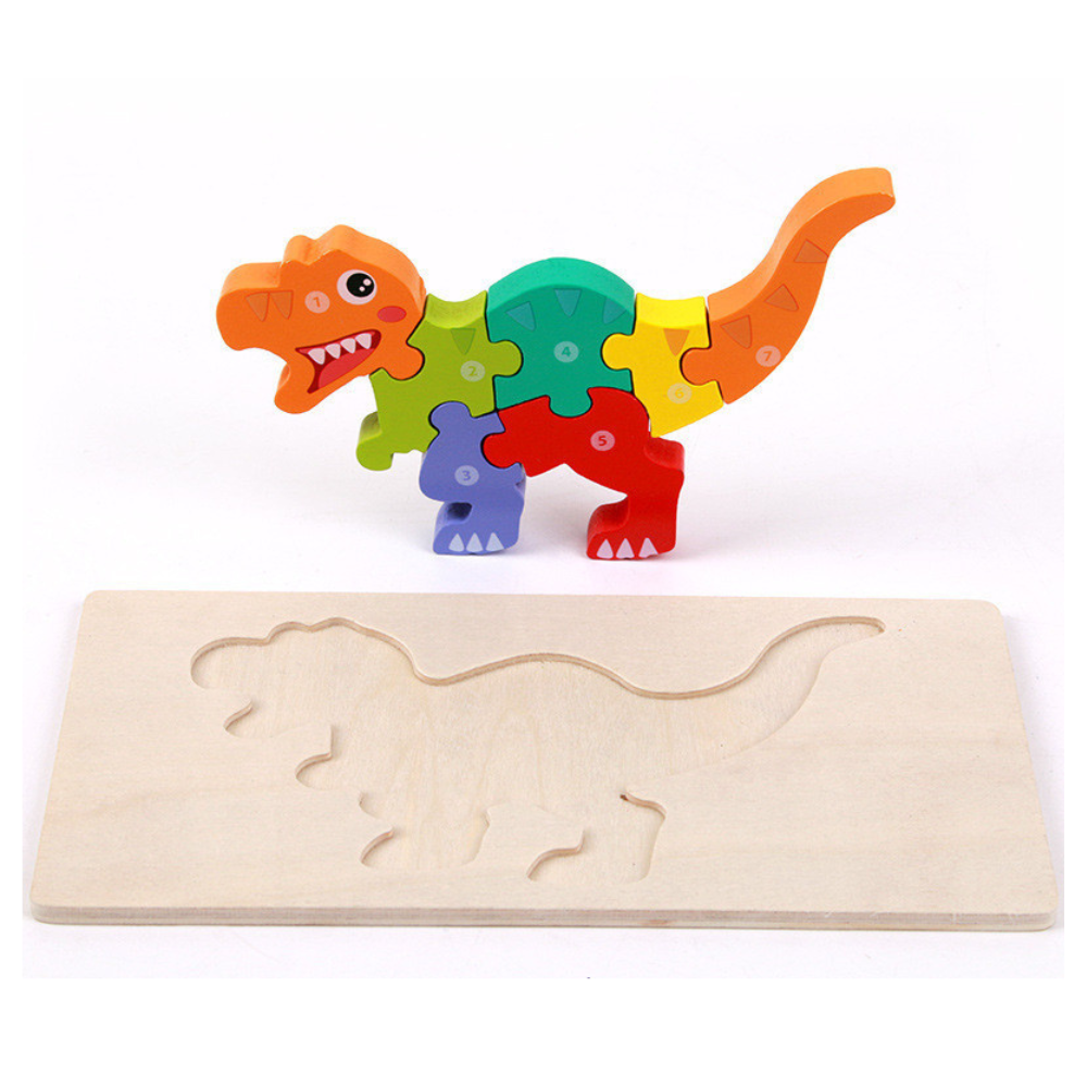 Wooden 3D Montessori Puzzle