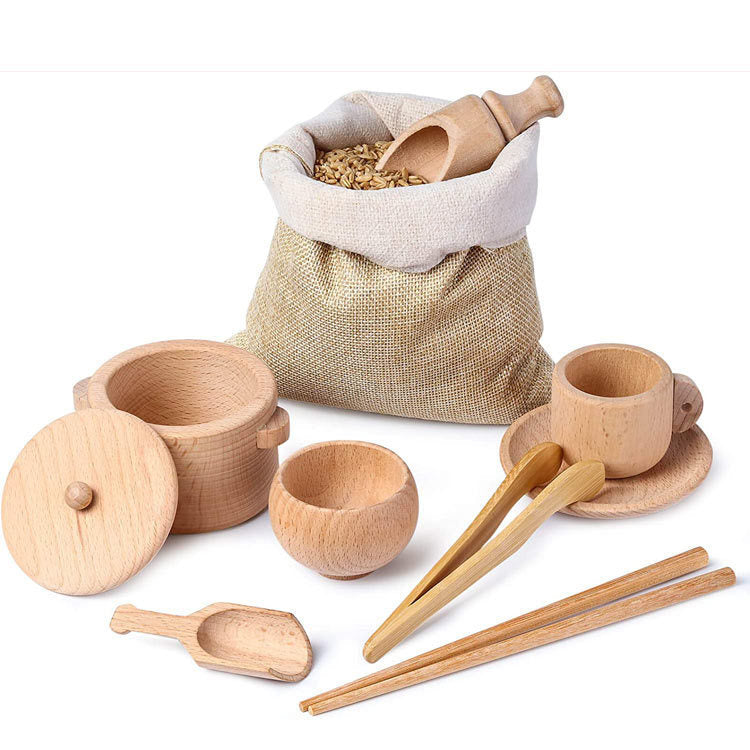 Montessori Wooden Cutlery Set